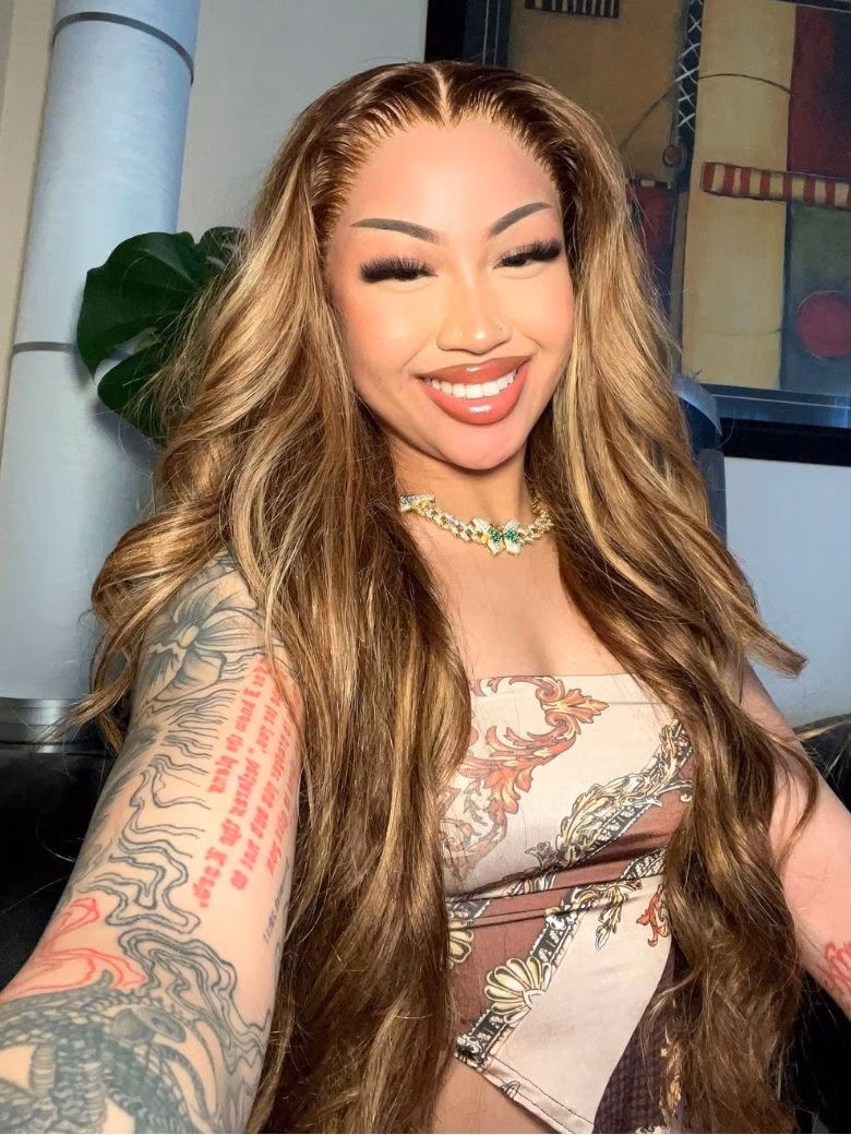 UNice Bye-Bye Knots Wig 7x5 Glueless Lace Honey Blonde Body Wave Wig With Bleached Clean Knots
