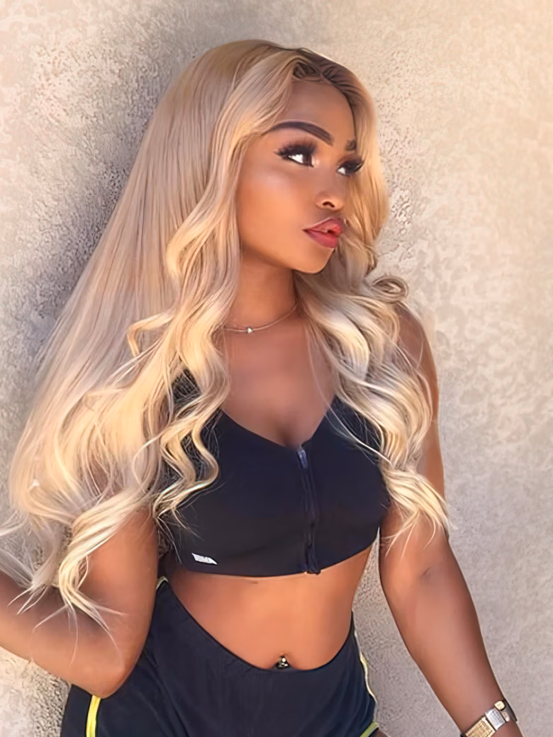 Unice Hair 613 Blonde Body Wave Hair 13x4 Lace Frontal