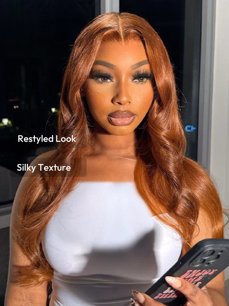 UNice 13x4 Lace Frontal Cowboy Copper Straight Pre-Everything Wig