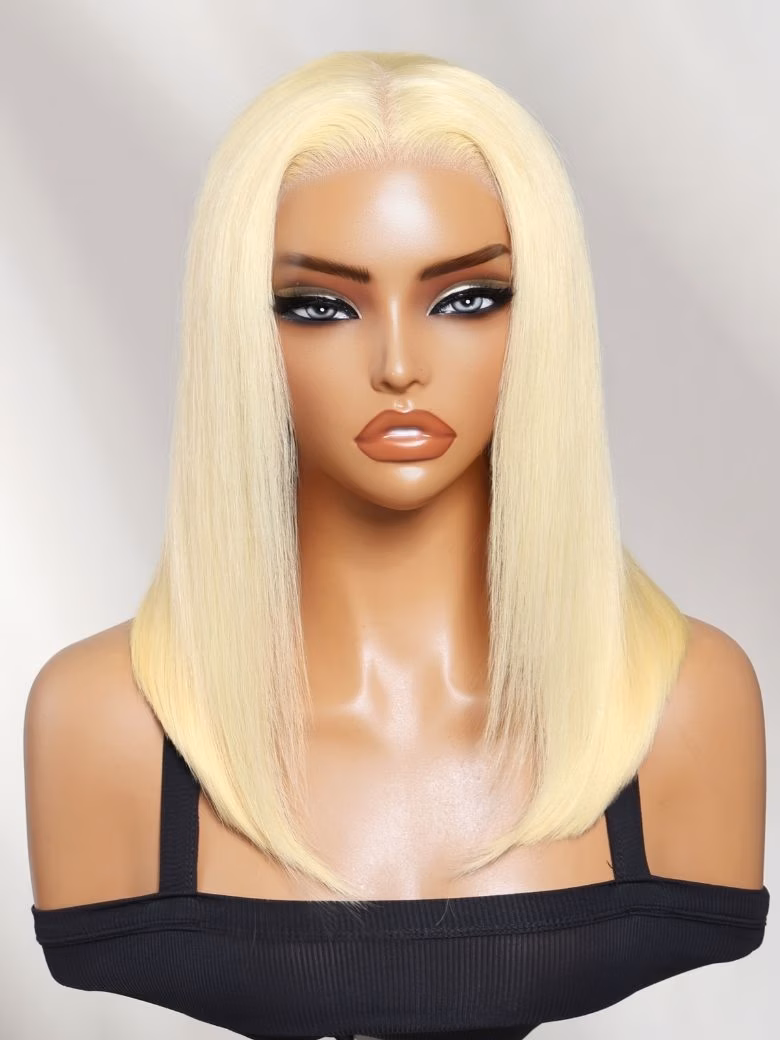 UNice 13x4 Pre-Everything™ Lace Frontal 613 Blonde Glueless Bob Wig For Summer